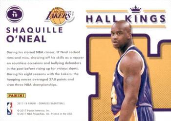 2017-18 Donruss - Hall Kings Press Proof Blue #19 Shaquille O'Neal Back