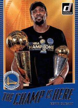 2017-18 Donruss - The Champ is Here #1 Kevin Durant Front