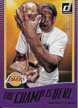 2017-18 Donruss - The Champ is Here Press Proof #7 Shaquille O'Neal Front