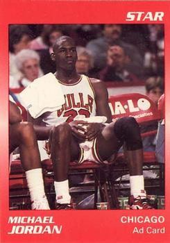 1990-92 Star NBA Ad Cards #NNO Michael Jordan Front
