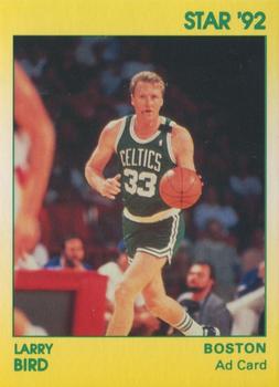 1990-92 Star NBA Ad Cards #NNO Larry Bird Front