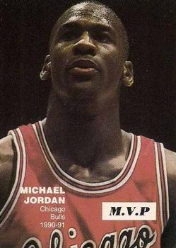 1990-91 N.B.A. Superstars MVP (unlicensed) #2 Michael Jordan Front