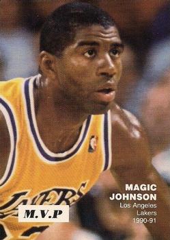 1990-91 N.B.A. Superstars MVP (unlicensed) #6 Magic Johnson Front