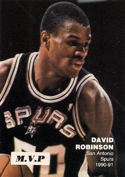 1990-91 N.B.A. Superstars MVP (unlicensed) #7 David Robinson Front
