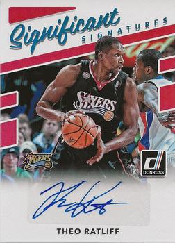 2017-18 Donruss - Significant Signatures #SS-TR Theo Ratliff Front