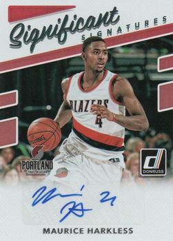 2017-18 Donruss - Significant Signatures #SS-MH Maurice Harkless Front