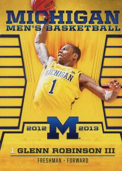 2012-13 Michigan Men's Basketball #NNO Glenn Robinson III Front