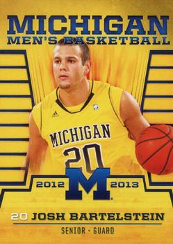 2012-13 Michigan Men's Basketball #NNO Josh Bartelstein Front