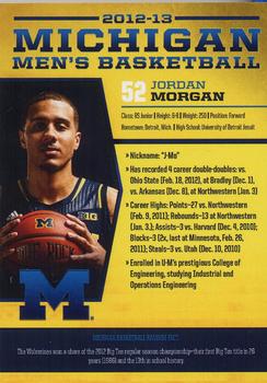 2012-13 Michigan Men's Basketball #NNO Jordan Morgan Back