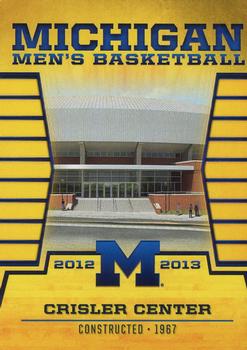 2012-13 Michigan Men's Basketball #NNO Crisler Center Front