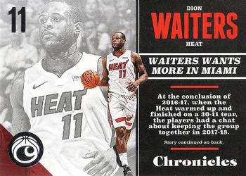 2017-18 Panini Chronicles #23 Dion Waiters Front