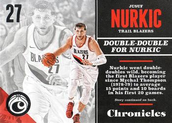 2017-18 Panini Chronicles #39 Jusuf Nurkic Front