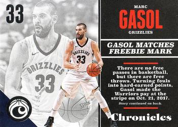 2017-18 Panini Chronicles #82 Marc Gasol Front