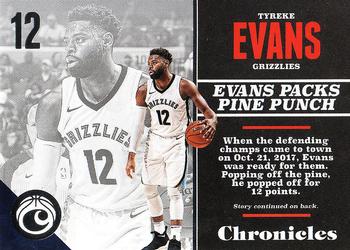 2017-18 Panini Chronicles #92 Tyreke Evans Front