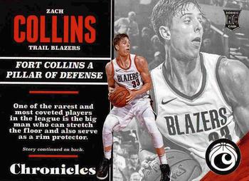 2017-18 Panini Chronicles #132 Zach Collins Front