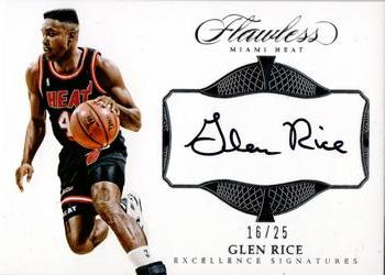 2016-17 Panini Flawless - Excellence Signatures #EX-GRI Glen Rice Front