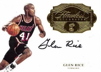 2016-17 Panini Flawless - Flawless Autographs Gold #FA-GR Glen Rice Front