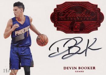 2016-17 Panini Flawless - Flawless Autographs Ruby #FA-DB Devin Booker Front