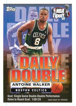 1999-00 Topps Tipoff - Daily Double #NNO Antoine Walker Front