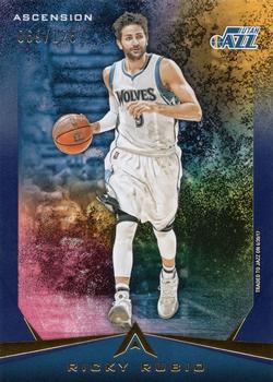 2017-18 Panini Ascension - Blue #43 Ricky Rubio Front
