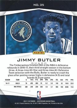 2017-18 Panini Ascension - Green #35 Jimmy Butler Back