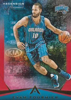 2017-18 Panini Ascension - Red #37 Evan Fournier Front