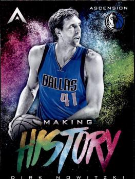 2017-18 Panini Ascension - Making History #MH15 Dirk Nowitzki Front