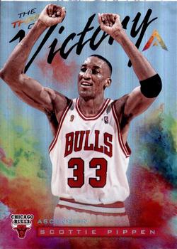 2017-18 Panini Ascension - The Thrill of Victory #TOV19 Scottie Pippen Front