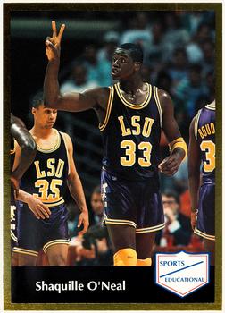1991-92 Sports Educational #7 Shaquille O'Neal Front