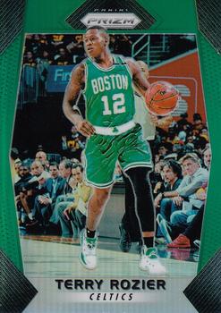 2017-18 Panini Prizm - Prizms Green #18 Terry Rozier Front