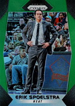 2017-18 Panini Prizm - Prizms Green #60 Erik Spoelstra Front