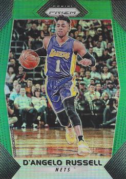 2017-18 Panini Prizm - Prizms Green #152 D'Angelo Russell Front