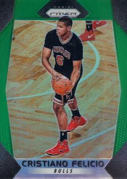 2017-18 Panini Prizm - Prizms Green #243 Cristiano Felicio Front