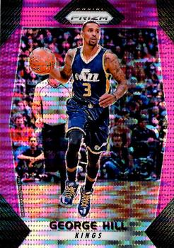 2017-18 Panini Prizm - Prizms Pink Pulsar #23 George Hill Front