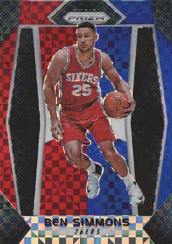 2017-18 Panini Prizm - Prizms Red White and Blue #9 Ben Simmons Front