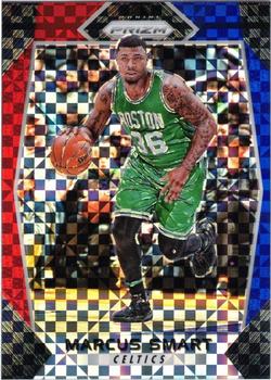 2017-18 Panini Prizm - Prizms Red White and Blue #13 Marcus Smart Front