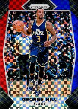 2017-18 Panini Prizm - Prizms Red White and Blue #23 George Hill Front