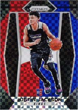 2017-18 Panini Prizm - Prizms Red White and Blue #27 Justin Jackson Front