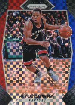 2017-18 Panini Prizm - Prizms Red White and Blue #32 Kyle Lowry Front