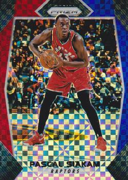 2017-18 Panini Prizm - Prizms Red White and Blue #34 Pascal Siakam Front