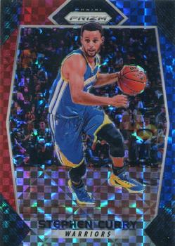 2017-18 Panini Prizm - Prizms Red White and Blue #41 Stephen Curry Front