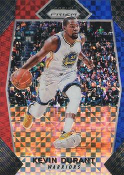2017-18 Panini Prizm - Prizms Red White and Blue #44 Kevin Durant Front