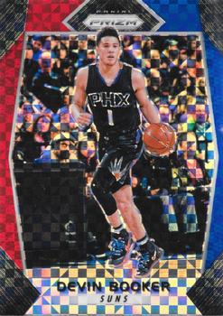 2017-18 Panini Prizm - Prizms Red White and Blue #63 Devin Booker Front