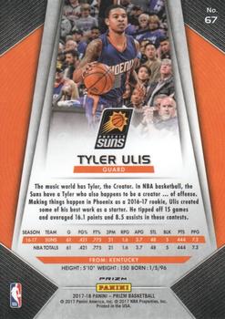 2017-18 Panini Prizm - Prizms Red White and Blue #67 Tyler Ulis Back