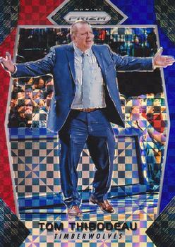 2017-18 Panini Prizm - Prizms Red White and Blue #90 Tom Thibodeau Front