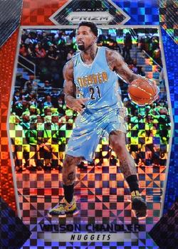 2017-18 Panini Prizm - Prizms Red White and Blue #162 Wilson Chandler Front