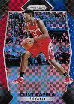 2017-18 Panini Prizm - Prizms Red White and Blue #258 Clint Capela Front