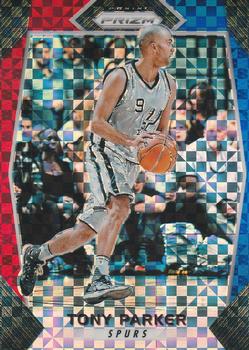 2017-18 Panini Prizm - Prizms Red White and Blue #291 Tony Parker Front