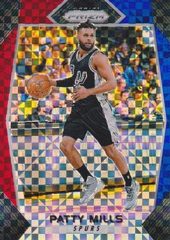 2017-18 Panini Prizm - Prizms Red White and Blue #292 Patty Mills Front