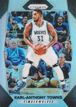 2017-18 Panini Prizm - Prizms Silver #82 Karl-Anthony Towns Front